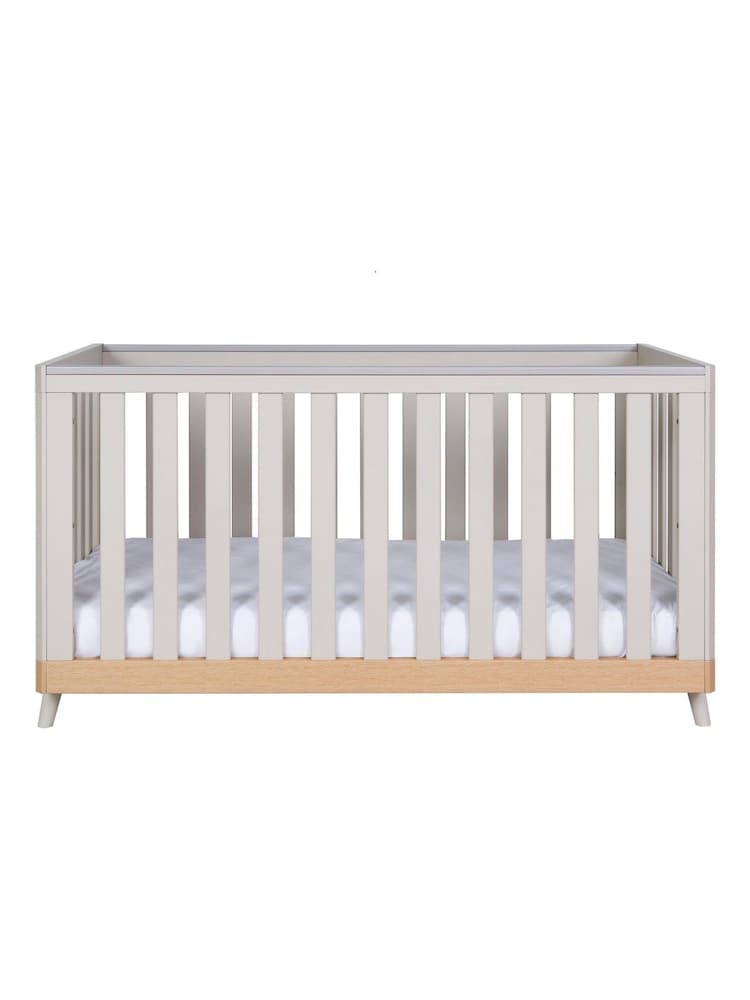 Tutti Bambini Light Oak White Sand Hygge Cot Bed - Image 6 of 6 Tutti Bambini Light Oak White Sand Hygge Cot Bed - Image 6 of 6