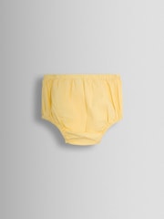 JoJo Maman Bébé Light Yellow Sailor Stripe Party Dress - Image 6 of 6