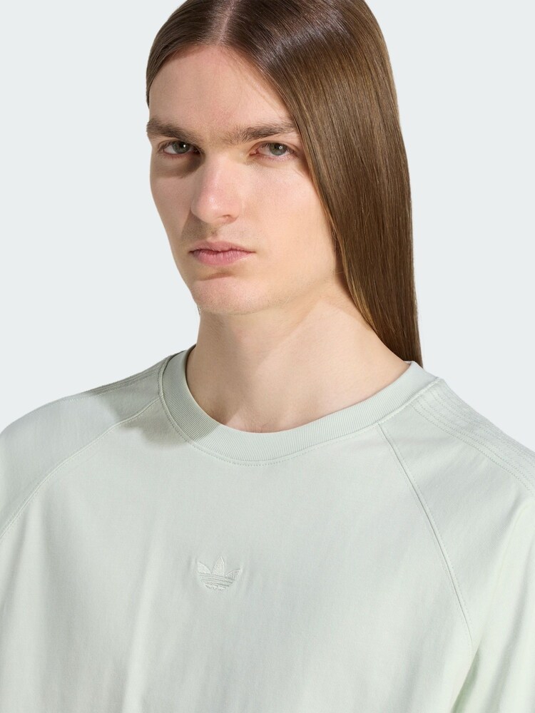 adidas Originals Green Premium Essentials T-Shirt - Image 2 of 5