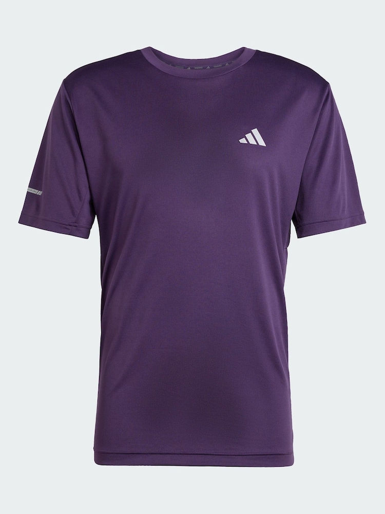 adidas Purple Training Essentials Holiday Pack T-Shirt - Image 5 of 5