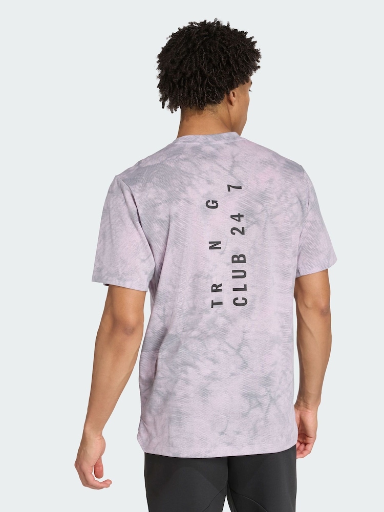 adidas Purple Power Graphic T-Shirt - Image 2 of 5