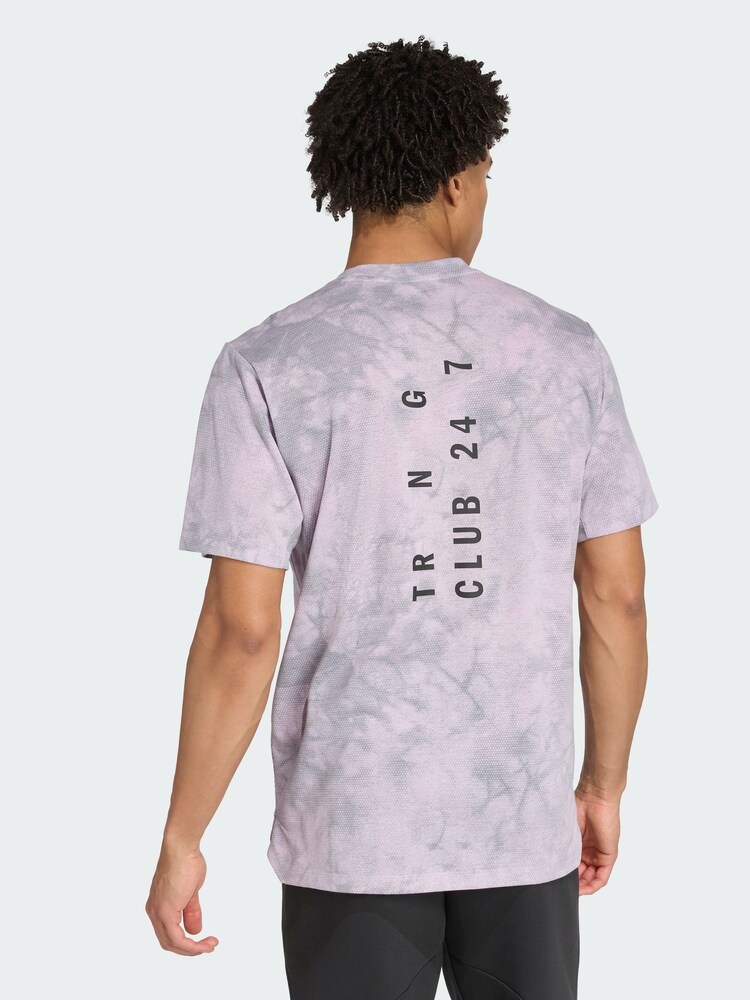 adidas Purple Power Graphic T-Shirt - Image 2 of 5 adidas Purple Power Graphic T-Shirt - Image 2 of 5
