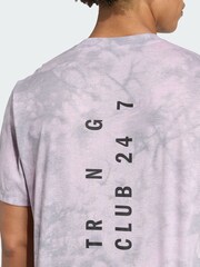 adidas Purple Power Graphic T-Shirt - Image 4 of 5