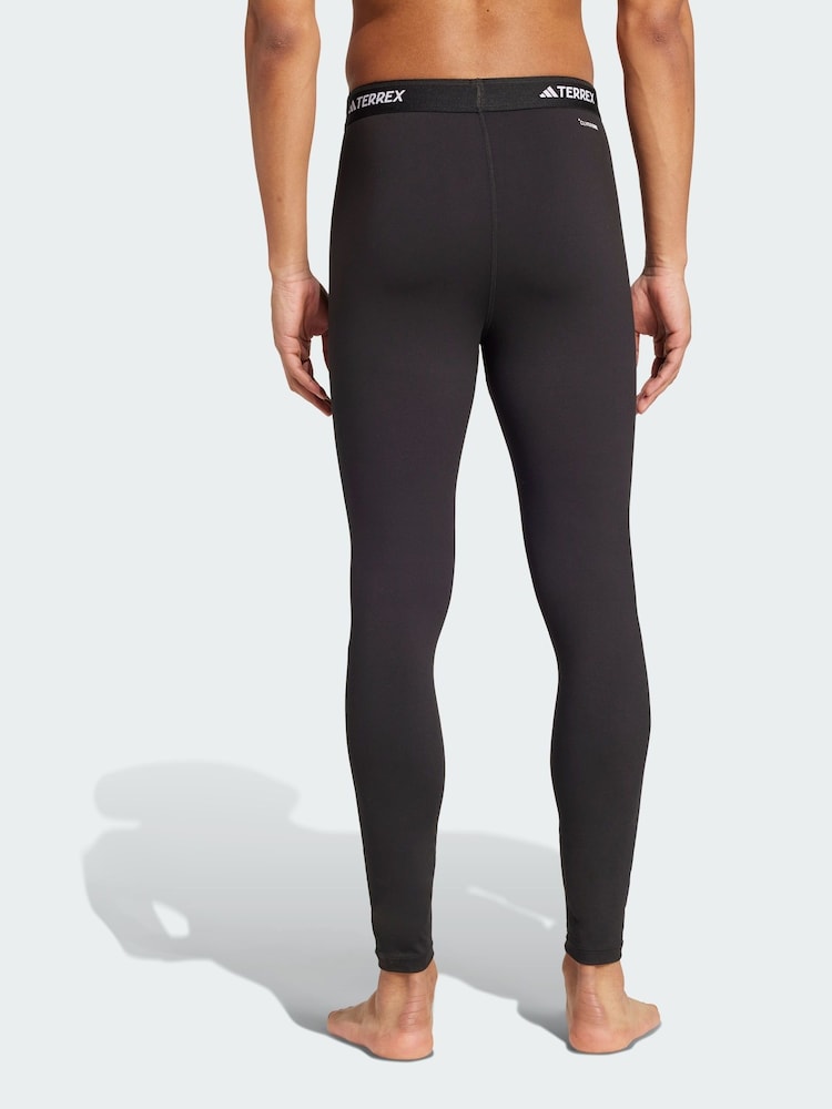 adidas Terrex Black Multi Synthetic Base Layer Tights - Image 2 of 5 adidas Terrex Black Multi Synthetic Base Layer Tights - Image 2 of 5