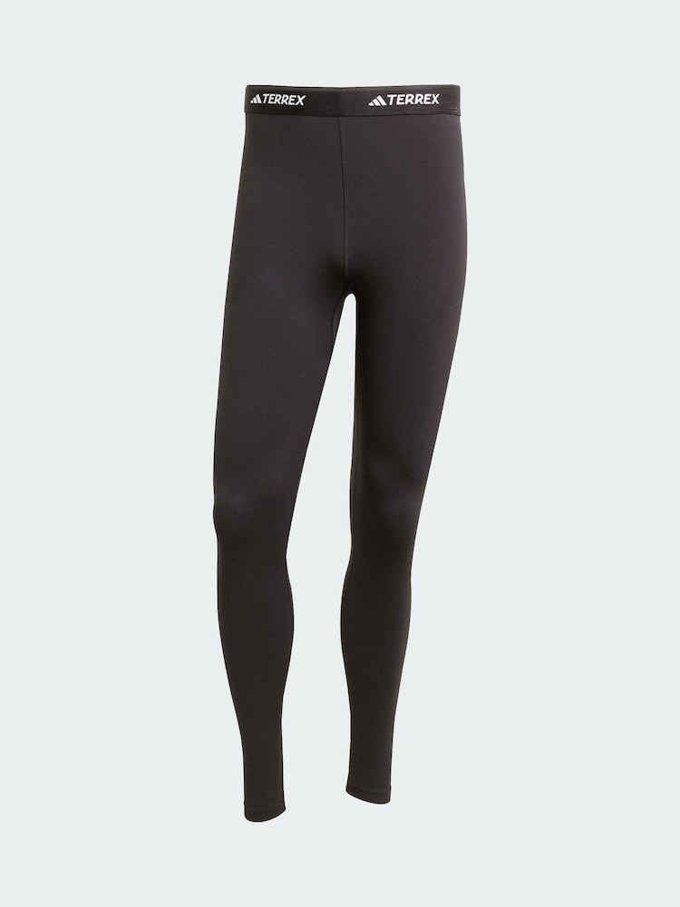 adidas Terrex Black Multi Synthetic Base Layer Tights - Image 5 of 5 adidas Terrex Black Multi Synthetic Base Layer Tights - Image 5 of 5