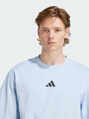 adidas Blue Power Oversized T-Shirt - Image 3 of 5