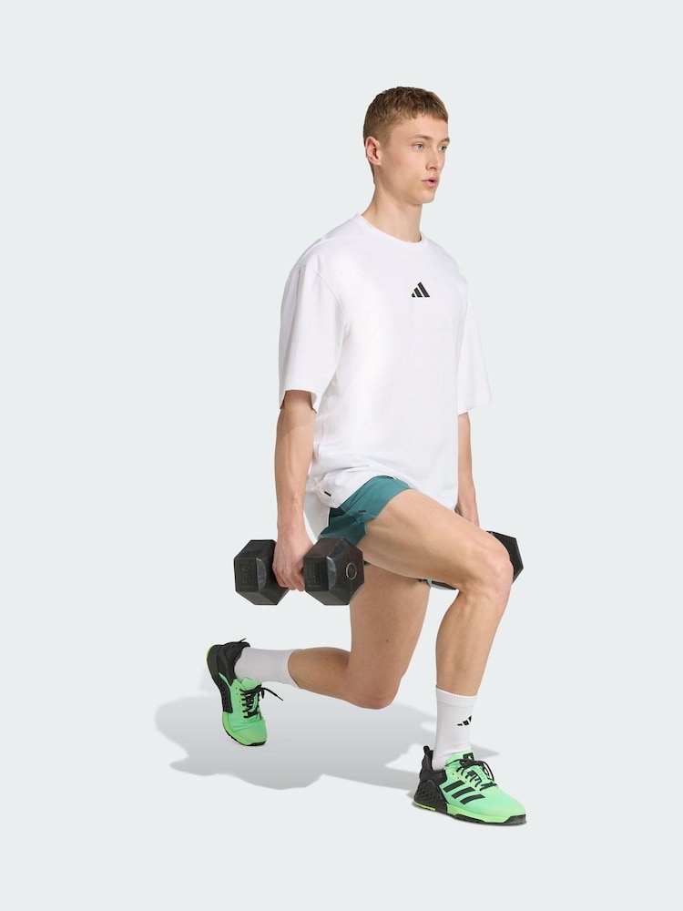 adidas White Power Oversized T-Shirt - Image 1 of 5 adidas White Power Oversized T-Shirt - Image 1 of 5