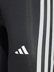 adidas Black Techfit Compression Training 3-Stripes Long Tights - Image 4 of 4