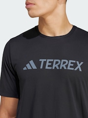 adidas Terrex Black Multi Climacool Logo Tech T-Shirt - Image 4 of 5
