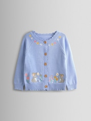 JoJo Maman Bébé Raglan Sleeve Appliqué Cardigan - 4의 이미지 1