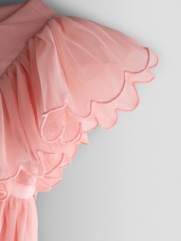 strapless open back dress Retrofete Vali Dress in Pink