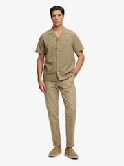 Superdry Khaki Green Cabana Short Sleeved Shirt - Image 4 of 8