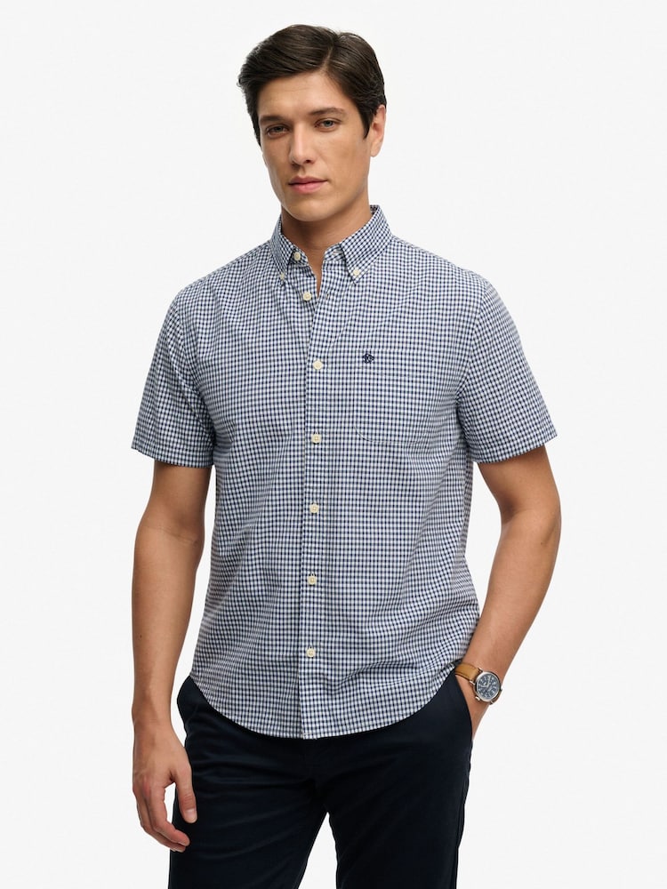 Superdry Checkered Short-Sleeve Shirt - Imaginea 1 din 5