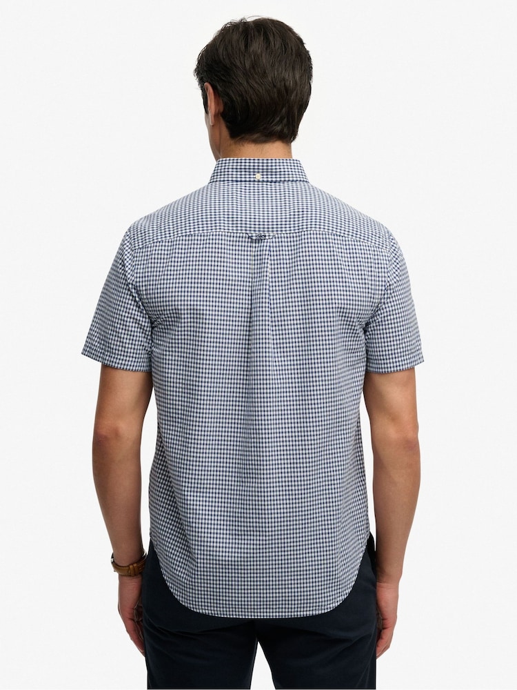 Superdry Checkered Short-Sleeve Shirt - Imaginea 2 din 5