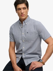 Superdry Checkered Short-Sleeve Shirt - Imaginea 5 din 5