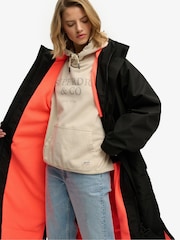 Superdry Black Coat - Image 4 of 6