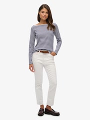 Superdry Collared Oversized Faux Leather Bomber Jacket - תמונה 3 מתוך 5