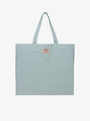 Superdry Green/White Oxford Stripe Tote Bag - Image 2 of 5