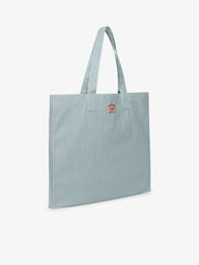 Superdry Green/White Oxford Stripe Tote Bag - Image 3 of 5