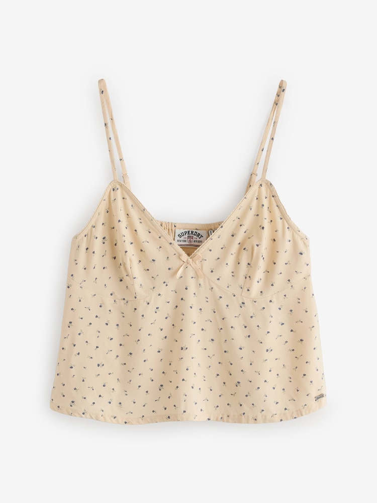 イエロー - Superdry イエローメドウローズキャミソール - 画像 1 / 4