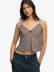 ブラウン - Superdry イエローメドウローズキャミソール - 画像 6 / 8