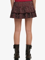 Superdry Burgundy Red Rosa Ditsy Skirt - Image 2 of 7