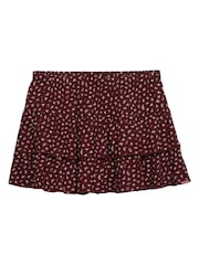 Superdry Burgundy Red Rosa Ditsy Skirt - Image 7 of 7