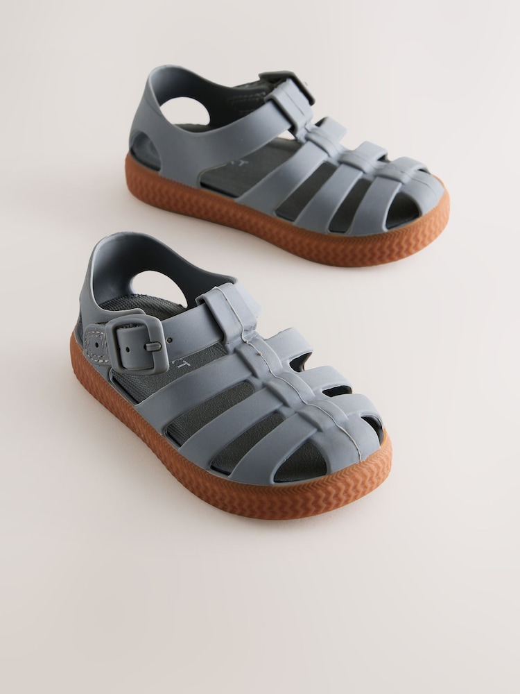 Grey Comfort Sole Fisherman Sandals - Image 1 of 5