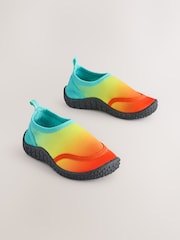 Bright Orange Ombre Wide Fit (G) Swim Socks - Image 1 of 5