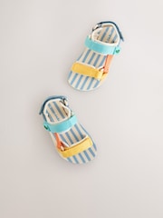 Multi Bright Standard Fit (F) Touch Fastening Trekker Walking Sandals - Image 6 of 8