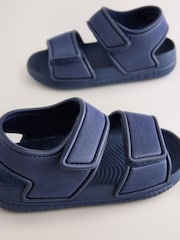 Bleumarin - Sandale cu Velcro - Imaginea 3 din 5