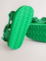 Green Standard Fit (F) Touch Fastening Trekker Walking Sandals - Image 6 of 7
