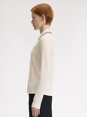 قميص بولو مضلع مزود بأزرار كاملة من Fred Perry - صورة 3 من 7