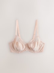 Rust/Green/Cream DD+ Non Pad Full Cup Bras 3 Pack with Side Support - Image 2 of 11