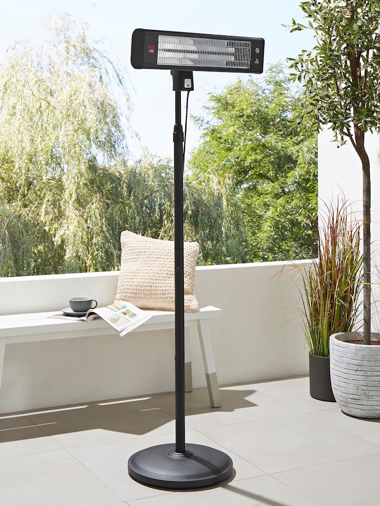 BHS Black Wall Mount Patio Heater 1800W - Image 2 of 6