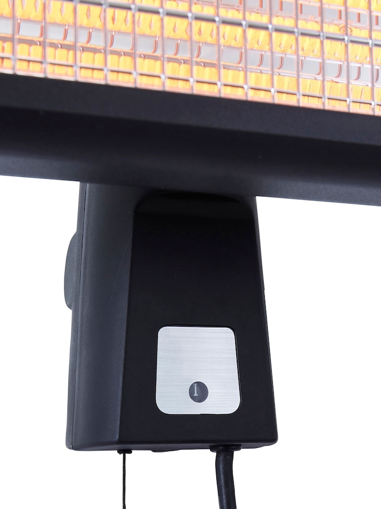 BHS Black Wall Mount Patio Heater 1800W - Image 6 of 6