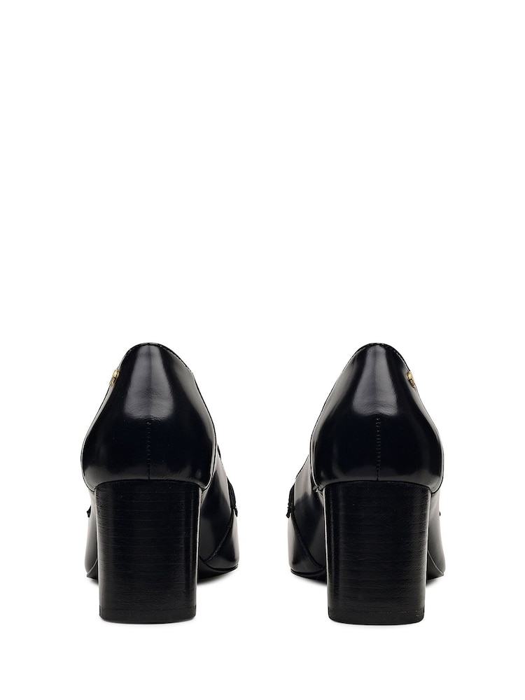 Radley Stockton Mews Trim Heeled Black Loafers - Image 3 of 3 Radley Stockton Mews Trim Heeled Black Loafers - Image 3 of 3