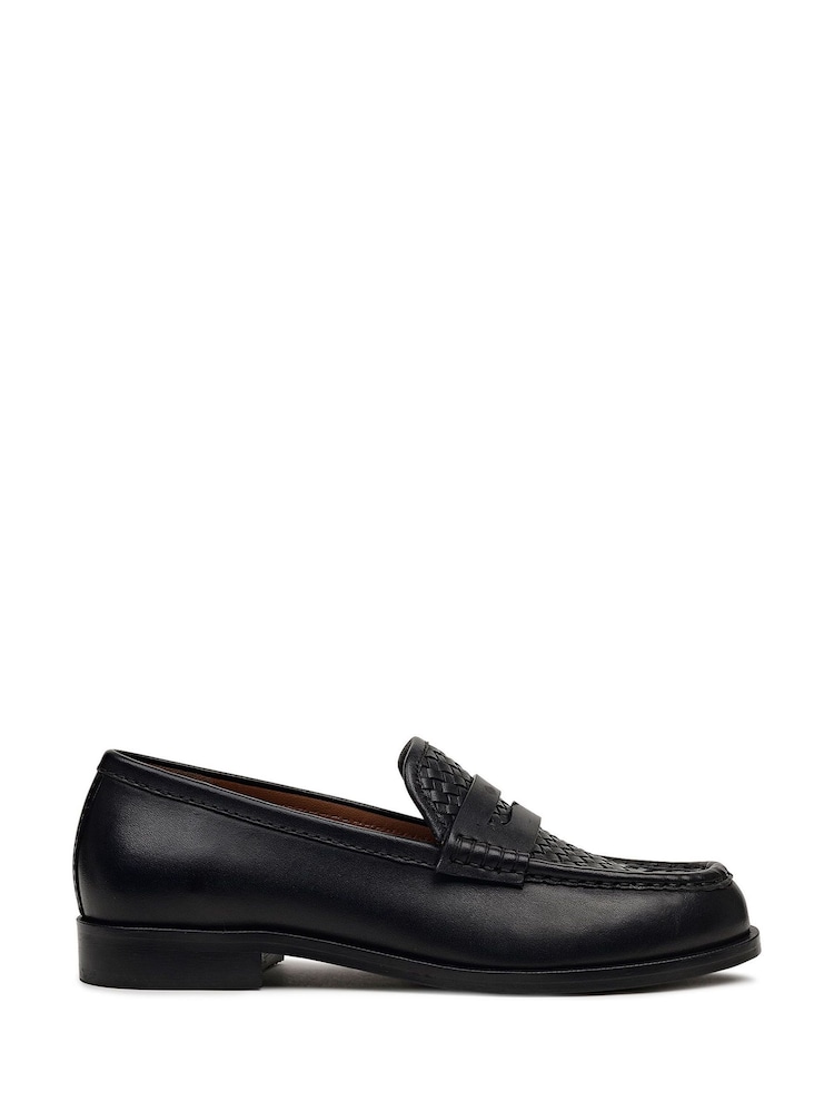 Radley Threadneedle Row Weave Classic Black Loafers - Image 2 of 4