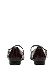 Radley Radley Red Patent Avenue Chip Toe Flats - صورة 3 من 4