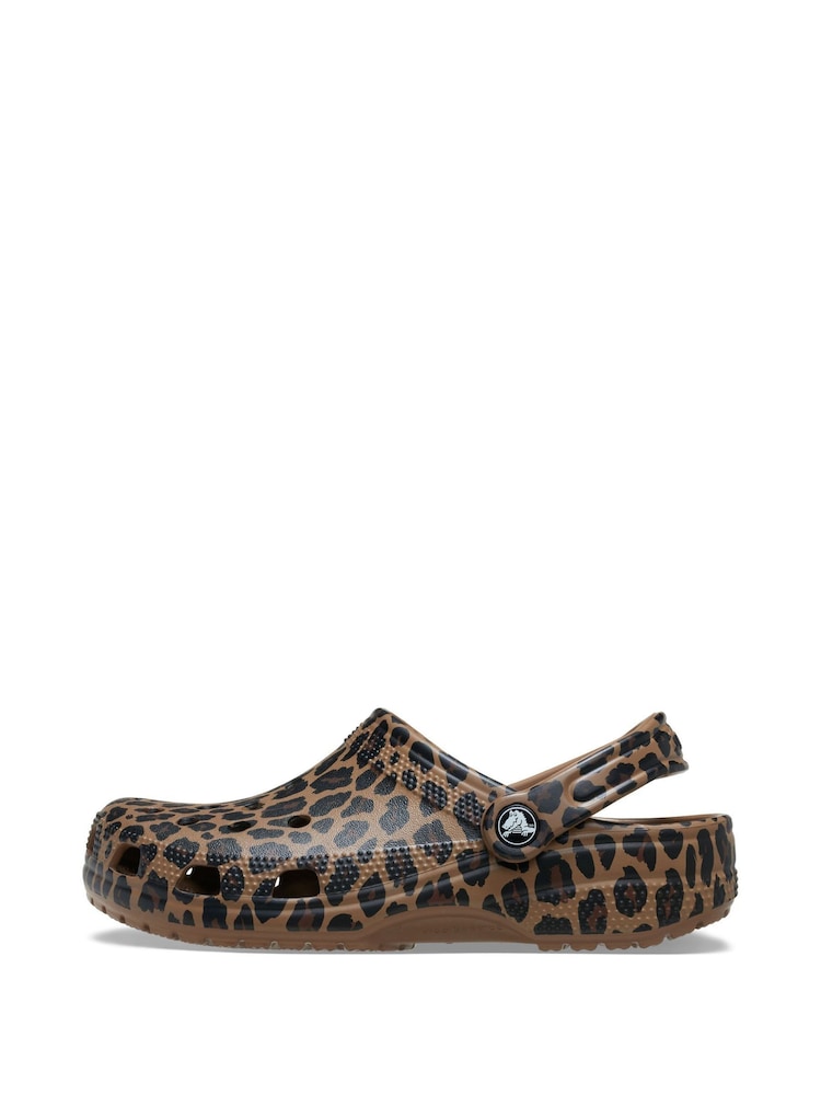 Crocs Brown Classic Animal Clogs - Image 2 of 7 Crocs Brown Classic Animal Clogs - Image 2 of 7