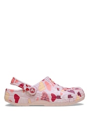 Crocs Pink Classic Vday Clogs - Image 1 of 7