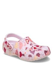 Crocs Pink Classic Vday Clogs - Image 5 of 7