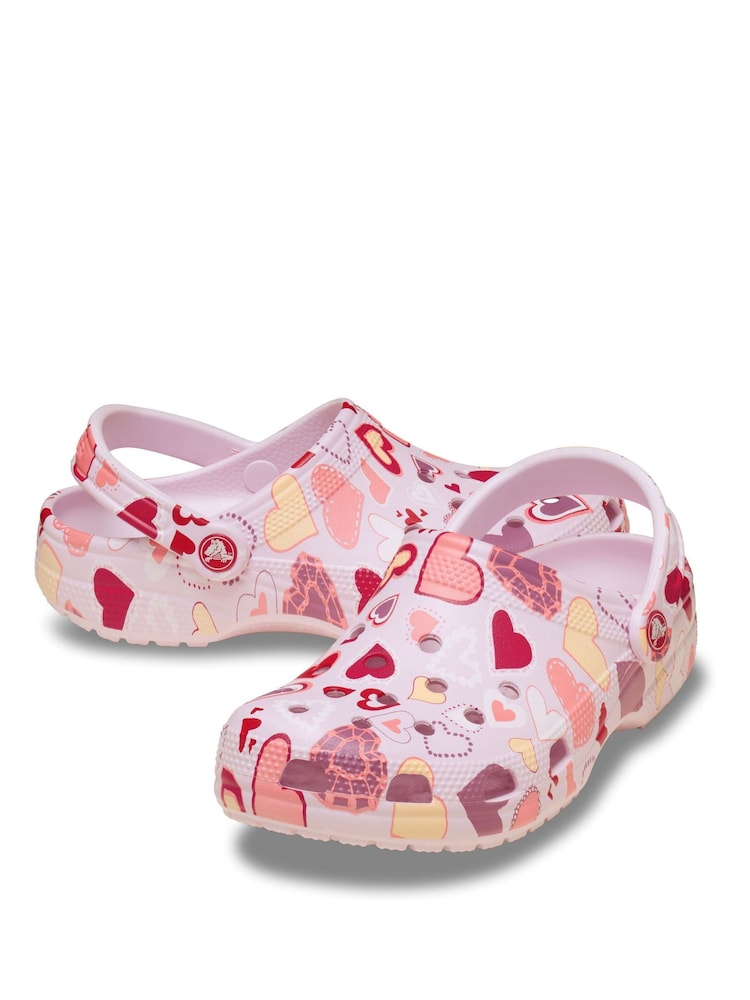 Crocs Pink Classic Vday Clogs - Image 7 of 7 Crocs Pink Classic Vday Clogs - Image 7 of 7