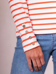 Lakeland Clothing Blue Everly Striped Top - Image 5 of 5