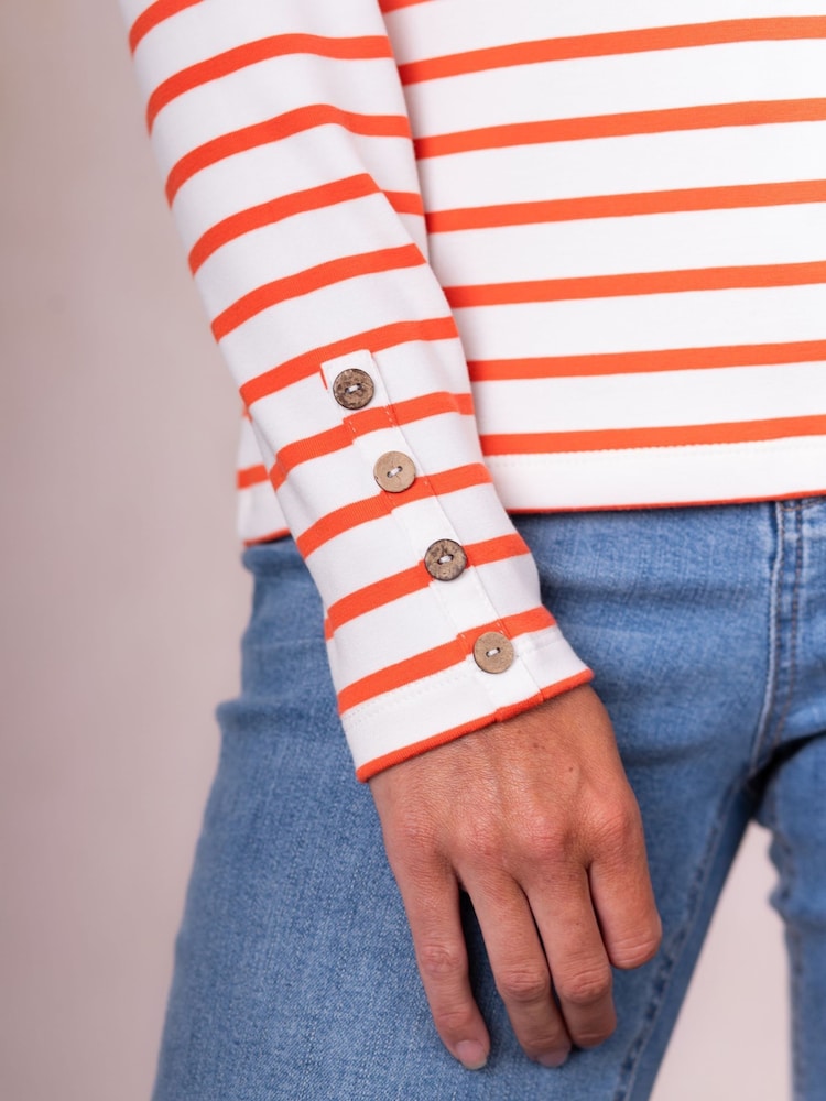 Lakeland Clothing Blue Everly Striped Top - Image 5 of 5 Lakeland Clothing Blue Everly Striped Top - Image 5 of 5
