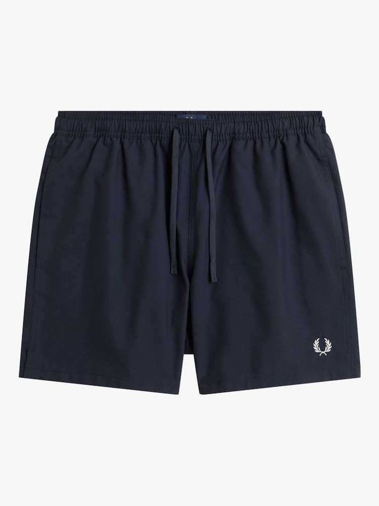 Fred Perry Blue Swim Shorts - Image 4 of 4