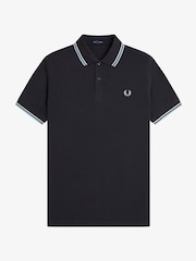 Fred Perry Grey Tipped Polo Shirt - Image 1 of 1
