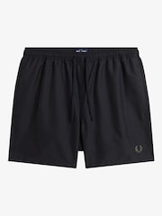 Fred Perry Black Swim Shorts - Image 4 of 5