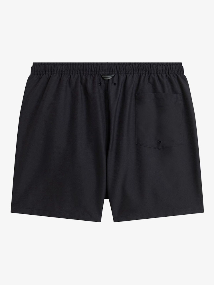 Fred Perry Black Swim Shorts - Image 5 of 5 Fred Perry Black Swim Shorts - Image 5 of 5