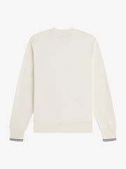 Fred Perry Cream Crew Neck Sweatshirt - Image 2 of 2